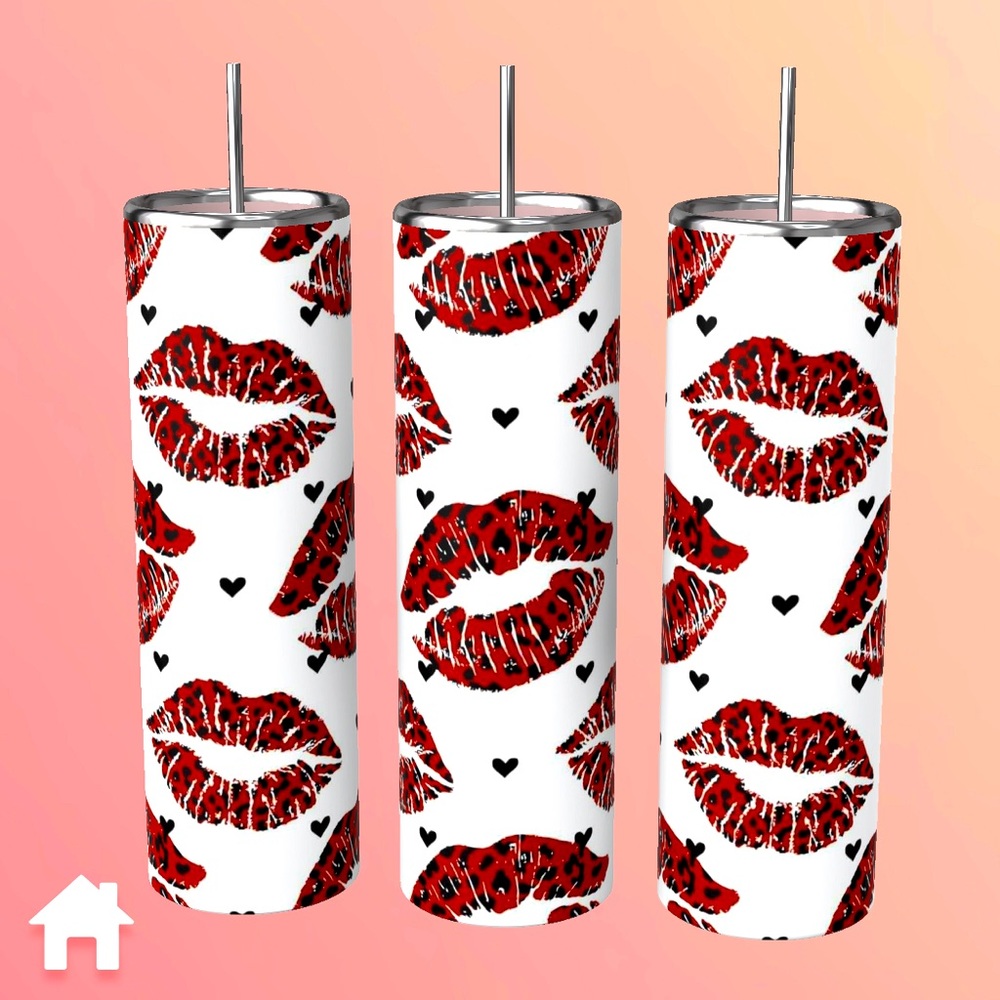 Customized Kisses Tumbler